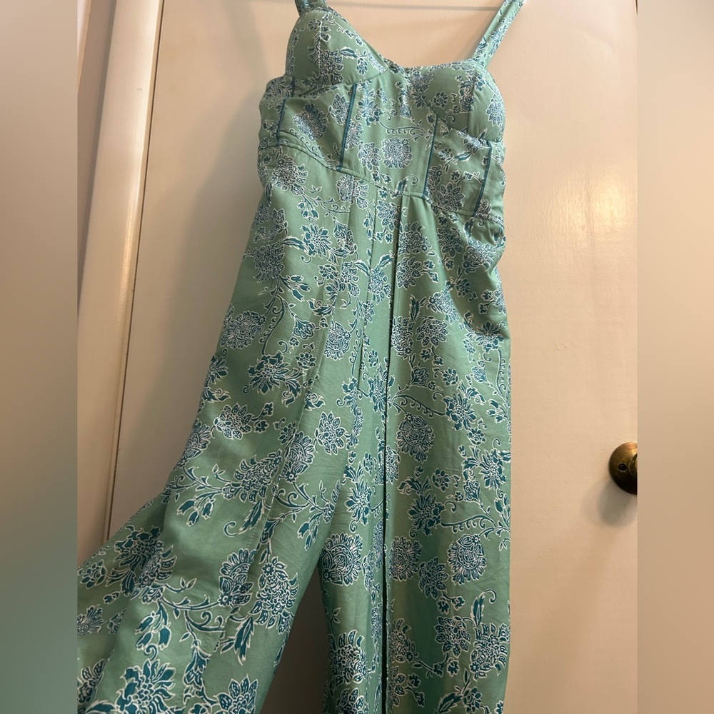 Band of the Free Green Jumpsuit